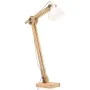 Lámpara de pie madera maciza de mango blanca E27 de vidaXL, Lámparas - Ref: Foro24-320582, Precio: 130,53 €, Descuento: %