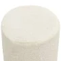 Round white woolen stool by , Folding stools and chairs - Ref: Foro24-340251, Price: 49,88 €, Discount: %