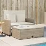 Gartensofa mit 2-Sitzer-Kissen Kunstrattan beige von , Outdoor-Sofas - Ref: Foro24-365135, Preis: 299,09 €, Rabatt: %