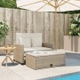 Gartensofa mit 2-Sitzer-Kissen Kunstrattan beige von , Outdoor-Sofas - Ref: Foro24-365135, Preis: 271,37 €, Rabatt: %