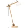 Lámpara de pie madera maciza de mango blanca E27 de vidaXL, Lámparas - Ref: Foro24-320582, Precio: 130,53 €, Descuento: %