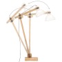 Stehleuchte aus massivem weißem Mangoholz E27 von vidaXL, Lampen - Ref: Foro24-320582, Preis: 122,97 €, Rabatt: %