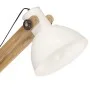 Lámpara de pie madera maciza de mango blanca E27 de vidaXL, Lámparas - Ref: Foro24-320582, Precio: 130,53 €, Descuento: %