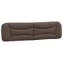 Brown synthetic leather headboard bed frame 200x200 cm by , Beds and slatted bases - Ref: Foro24-3208025, Price: 237,70 €, Di...
