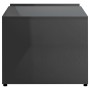 Mesa de centro madera contrachapada gris brillante 90x45x35 cm de vidaXL, Mesas de centro - Ref: Foro24-802929, Precio: 40,93 €