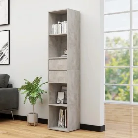 Regal aus grauem Betonsperrholz 36x30x171 cm von vidaXL, Bücherregale und Regale - Ref: Foro24-802871, Preis: 75,40 €, Rabatt: %