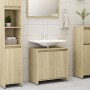 Badezimmerschrank Sperrholz Eiche Farbe 60x33x61 cm von vidaXL, Badezimmermöbel - Ref: Foro24-802645, Preis: 43,05 €, Rabatt: %