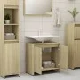 Badezimmerschrank Sperrholz Eiche Farbe 60x33x61 cm von vidaXL, Badezimmermöbel - Ref: Foro24-802645, Preis: 42,16 €, Rabatt: %
