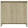 Badezimmerschrank Sperrholz Eiche Farbe 60x33x61 cm von vidaXL, Badezimmermöbel - Ref: Foro24-802645, Preis: 42,16 €, Rabatt: %