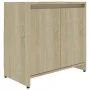 Badezimmerschrank Sperrholz Eiche Farbe 60x33x61 cm von vidaXL, Badezimmermöbel - Ref: Foro24-802645, Preis: 42,16 €, Rabatt: %