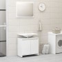 Badezimmermöbelset aus glänzend weißem Sperrholz von vidaXL, Badezimmermöbel - Ref: Foro24-802657, Preis: 62,48 €, Rabatt: %