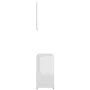Conjunto de muebles de baño madera contrachapada blanco brillo de vidaXL, Muebles de baño - Ref: Foro24-802657, Precio: 61,87...