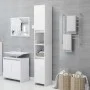 Armario de baño madera contrachapada blanco 30x30x183,5 cm de vidaXL, Muebles de baño - Ref: Foro24-802669, Precio: 75,95 €, ...