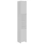Armario de baño madera contrachapada blanco 30x30x183,5 cm de vidaXL, Muebles de baño - Ref: Foro24-802669, Precio: 75,95 €, ...