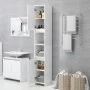 Armario de baño madera contrachapada blanco 30x30x183,5 cm de vidaXL, Muebles de baño - Ref: Foro24-802669, Precio: 75,95 €, ...