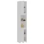 Armario de baño madera contrachapada blanco 30x30x183,5 cm de vidaXL, Muebles de baño - Ref: Foro24-802669, Precio: 75,95 €, ...