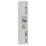 Badezimmerschrank aus weißem Sperrholz, 30 x 30 x 183,5 cm von vidaXL, Badezimmermöbel - Ref: Foro24-802669, Preis: 75,95 €, ...