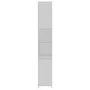 Armario de baño madera contrachapada blanco 30x30x183,5 cm de vidaXL, Muebles de baño - Ref: Foro24-802669, Precio: 75,95 €, ...