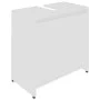 Weißer Badezimmerschrank aus Sperrholz, 60 x 33 x 61 cm von vidaXL, Badezimmermöbel - Ref: Foro24-802642, Preis: 50,22 €, Rab...