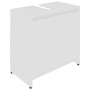 Weißer Badezimmerschrank aus Sperrholz, 60 x 33 x 61 cm von vidaXL, Badezimmermöbel - Ref: Foro24-802642, Preis: 51,13 €, Rab...