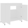 Weißer Badezimmerschrank aus Sperrholz, 60 x 33 x 61 cm von vidaXL, Badezimmermöbel - Ref: Foro24-802642, Preis: 51,13 €, Rab...