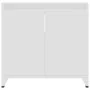 Weißer Badezimmerschrank aus Sperrholz, 60 x 33 x 61 cm von vidaXL, Badezimmermöbel - Ref: Foro24-802642, Preis: 50,22 €, Rab...
