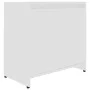 Weißer Badezimmerschrank aus Sperrholz, 60 x 33 x 61 cm von vidaXL, Badezimmermöbel - Ref: Foro24-802642, Preis: 50,22 €, Rab...
