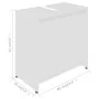 White plywood bathroom cabinet 60x33x61 cm by vidaXL, Bathroom furniture - Ref: Foro24-802642, Price: 50,30 €, Discount: %