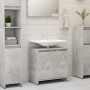 Badezimmerschrank aus betongrauem Sperrholz, 60 x 33 x 61 cm von vidaXL, Badezimmermöbel - Ref: Foro24-802646, Preis: 53,01 €...
