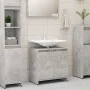 Badezimmerschrank aus betongrauem Sperrholz, 60 x 33 x 61 cm von vidaXL, Badezimmermöbel - Ref: Foro24-802646, Preis: 52,02 €...