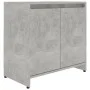 Badezimmerschrank aus betongrauem Sperrholz, 60 x 33 x 61 cm von vidaXL, Badezimmermöbel - Ref: Foro24-802646, Preis: 52,02 €...