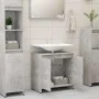Badezimmerschrank aus betongrauem Sperrholz, 60 x 33 x 61 cm von vidaXL, Badezimmermöbel - Ref: Foro24-802646, Preis: 52,02 €...