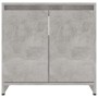 Badezimmerschrank aus betongrauem Sperrholz, 60 x 33 x 61 cm von vidaXL, Badezimmermöbel - Ref: Foro24-802646, Preis: 53,01 €...