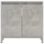 Badezimmerschrank aus betongrauem Sperrholz, 60 x 33 x 61 cm von vidaXL, Badezimmermöbel - Ref: Foro24-802646, Preis: 52,02 €...
