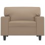 Synthetic leather armchair in cappuccino color, 60 cm. by , Sofas - Ref: Foro24-359411, Price: 187,96 €, Discount: %