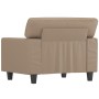 Synthetic leather armchair in cappuccino color, 60 cm. by , Sofas - Ref: Foro24-359411, Price: 187,96 €, Discount: %