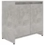 Badezimmerschrank aus betongrauem Sperrholz, 60 x 33 x 61 cm von vidaXL, Badezimmermöbel - Ref: Foro24-802646, Preis: 52,02 €...