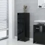 Schwarzer Badezimmerschrank aus Sperrholz, 30 x 30 x 95 cm von vidaXL, Badezimmermöbel - Ref: Foro24-802661, Preis: 54,58 €, ...