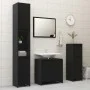 Schwarzer Badezimmerschrank aus Sperrholz, 30 x 30 x 95 cm von vidaXL, Badezimmermöbel - Ref: Foro24-802661, Preis: 54,58 €, ...