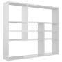 Wandregal aus glänzend weißem Sperrholz, 90 x 16 x 78 cm von vidaXL, Regale und Regale - Ref: Foro24-802945, Preis: 50,29 €, ...