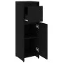 Schwarzer Badezimmerschrank aus Sperrholz, 30 x 30 x 95 cm von vidaXL, Badezimmermöbel - Ref: Foro24-802661, Preis: 54,58 €, ...