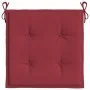 Gartenstuhlkissen 2 Stück rot roter Oxford-Stoff 50x50x3 cm von , Kissen für Stühle und Sofas - Ref: Foro24-314056, Preis: 21...