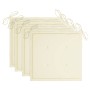 Sillas de jardín plegables 4 uds cojines madera maciza acacia de , Sillas de jardín - Ref: Foro24-3064511, Precio: 227,46 €