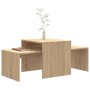 Mesa de centro madera contrachapada color roble 100x48x40 cm de vidaXL, Mesas de centro - Ref: Foro24-802915, Precio: 47,75 €...