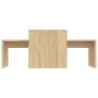 Mesa de centro madera contrachapada color roble 100x48x40 cm de vidaXL, Mesas de centro - Ref: Foro24-802915, Precio: 51,96 €...