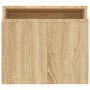 Mesa de centro madera contrachapada color roble 100x48x40 cm de vidaXL, Mesas de centro - Ref: Foro24-802915, Precio: 51,96 €...