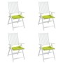 Garden Chair Cushions 4 Pcs Green Oxford Cloth 40x40x3 cm by , Cushions for chairs and sofas - Ref: Foro24-314027, Price: 32,...