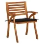 Gartenstühle 8 Stück aus massivem Teakholz mit Kissen von , Gartenstühle - Ref: Foro24-3075208, Preis: 716,37 €, Rabatt: %
