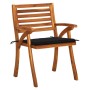 Gartenstühle 8 Stück aus massivem Teakholz mit Kissen von , Gartenstühle - Ref: Foro24-3075208, Preis: 768,43 €, Rabatt: %