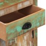 Bedside table with wheels solid recycled wood 40x30x57 cm by , Nightstands - Ref: Foro24-328316, Price: 123,47 €, Discount: %
